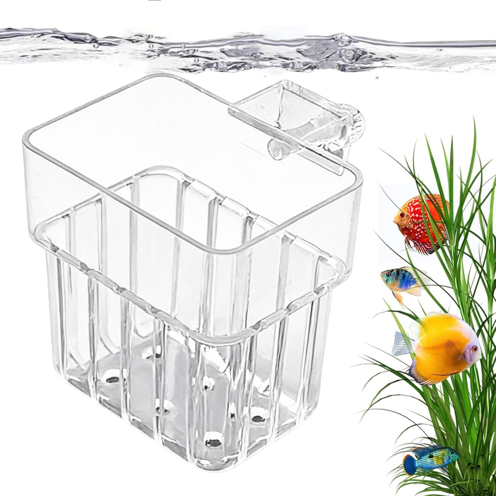 Planted Aquarium Kit - กระถางปลูกพืชแบบแขวนโปร่งใสสำหรับตู้ปลา ระบบไฮโดรโพนิกส์ ตกแต่งสถานที่ทำงานในร่ม ตกแต่งการเพาะปลูก