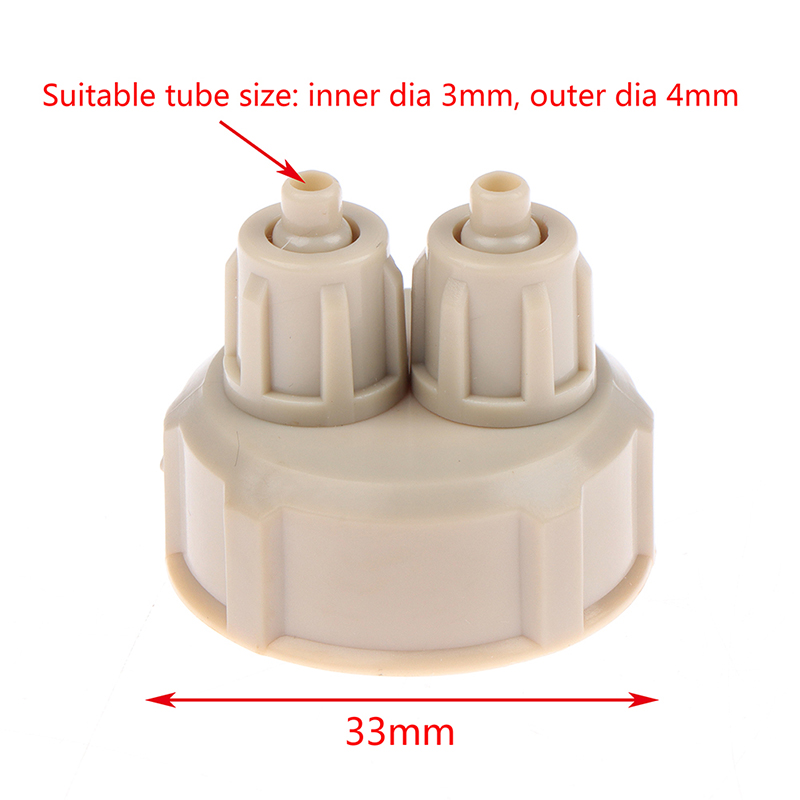 Planted Aquarium Tank Kit - ชุดอุปกรณ์สร้างก๊าซคาร์บอนไดออกไซด์สำหรับตู้ปลา 2 ชิ้น พร้อมท่อ วาล์ว เกจวัด