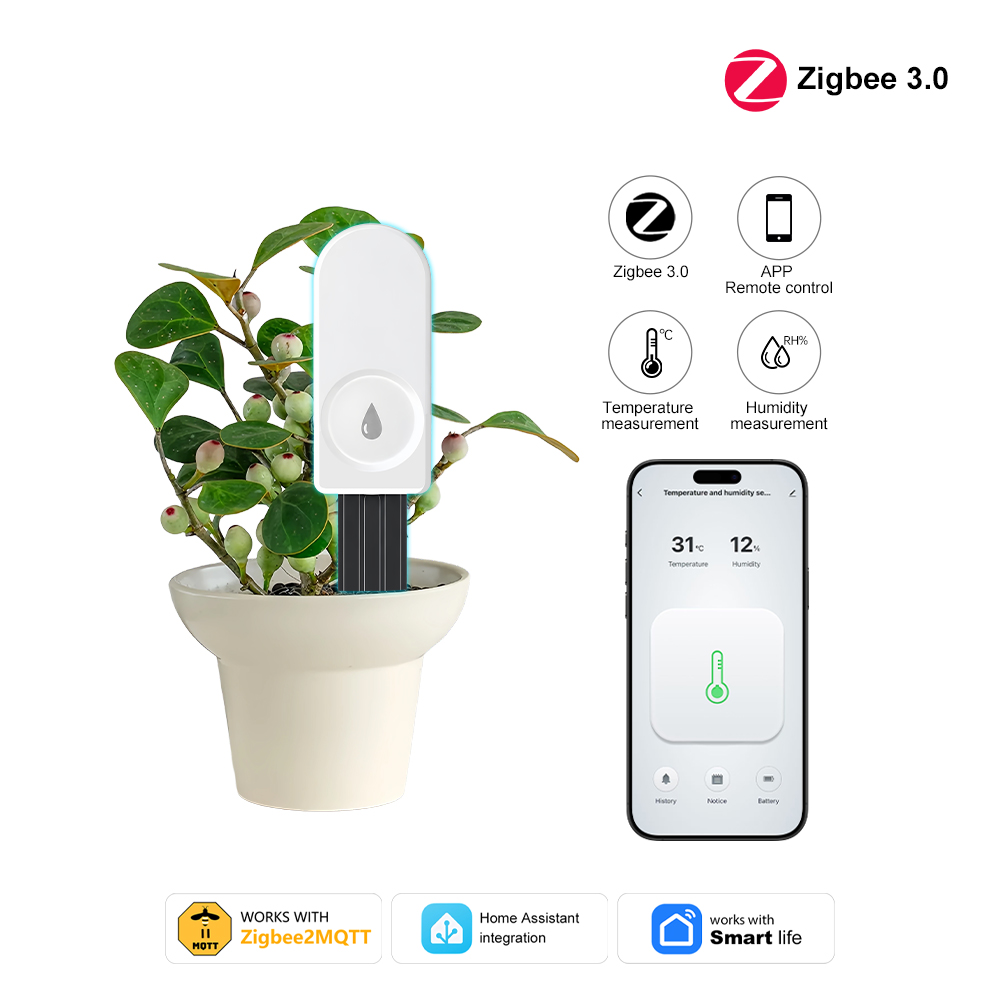 Tissue Culture Plant - เครื่องวัดความชื้นในดิน ZigBee สำหรับสวน เซ็นเซอร์วัดความชื้นสำหรับฟาร์ม สนามหญ้า ต้นไม้