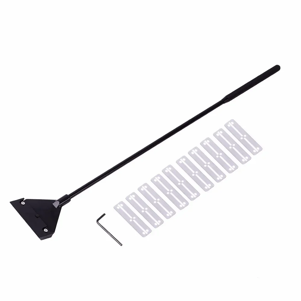 Planted Aquarium Tool Kit - อลูมิเนียมอัลลอยด์ Aquarium ปลาสาหร่ายทะเลถัง Scratching Blade น้ําพืชหญ้าทําความสะอาด