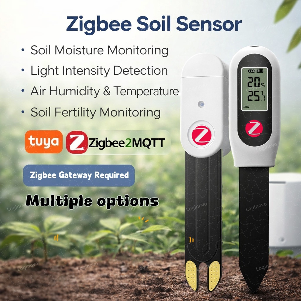 Tissue Culture Plant - เซ็นเซอร์วัดความชื้นในดิน Zigbee Tuya Smart Life เครื่องวัดความอุดมสมบูรณ์