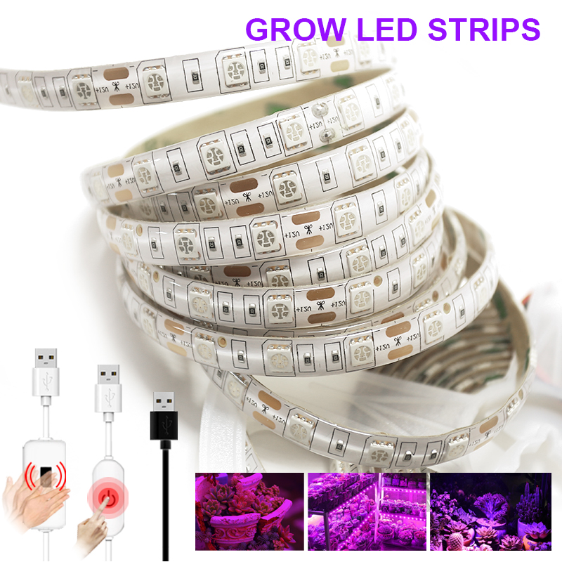 Planted Aquarium Hours - แถบ LED 5V Grow LED ดอกไม้