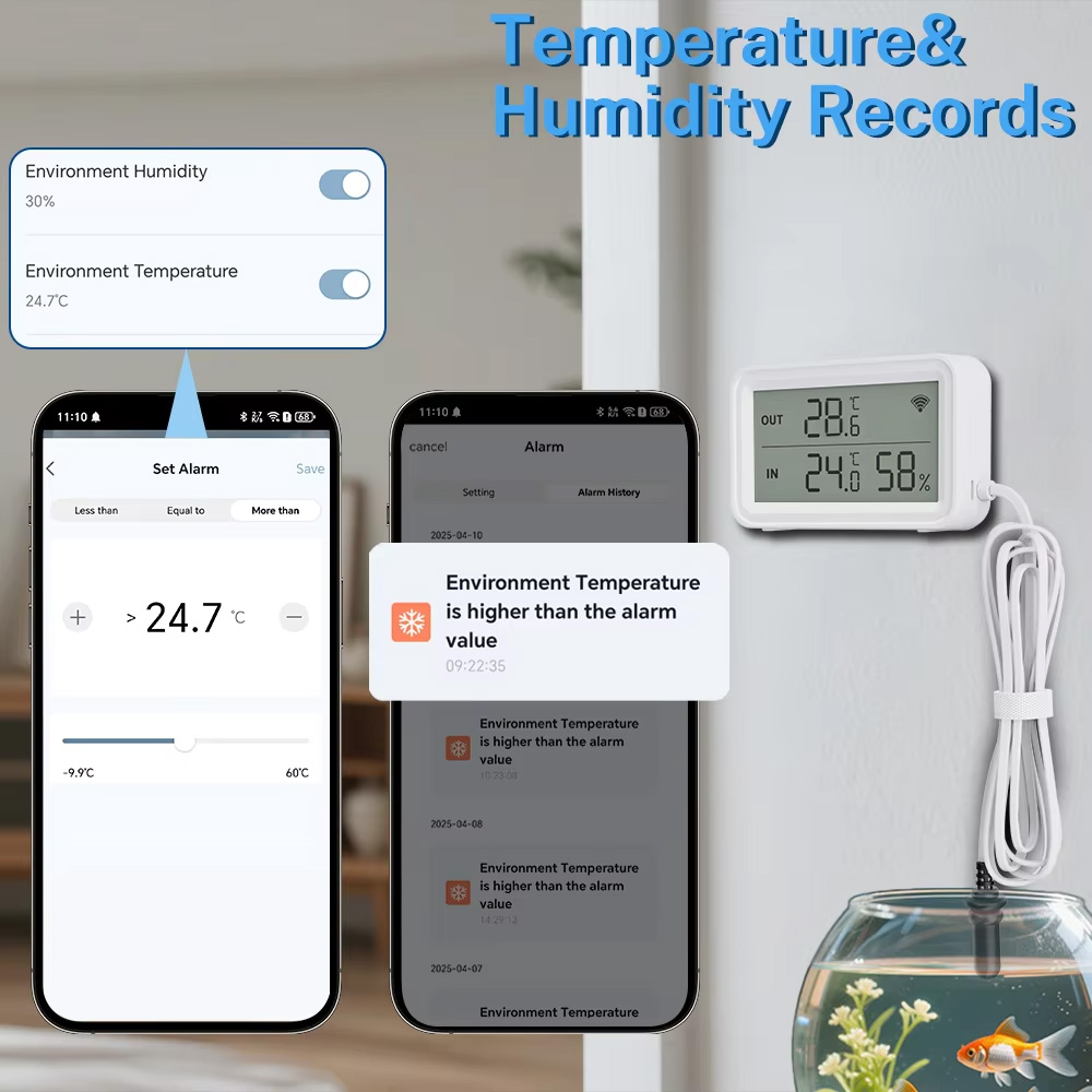เซ็นเซอร์วัดอุณหภูมิและความชื้ - Planted Aquarium Temperature บทวิจารณ์และราคา