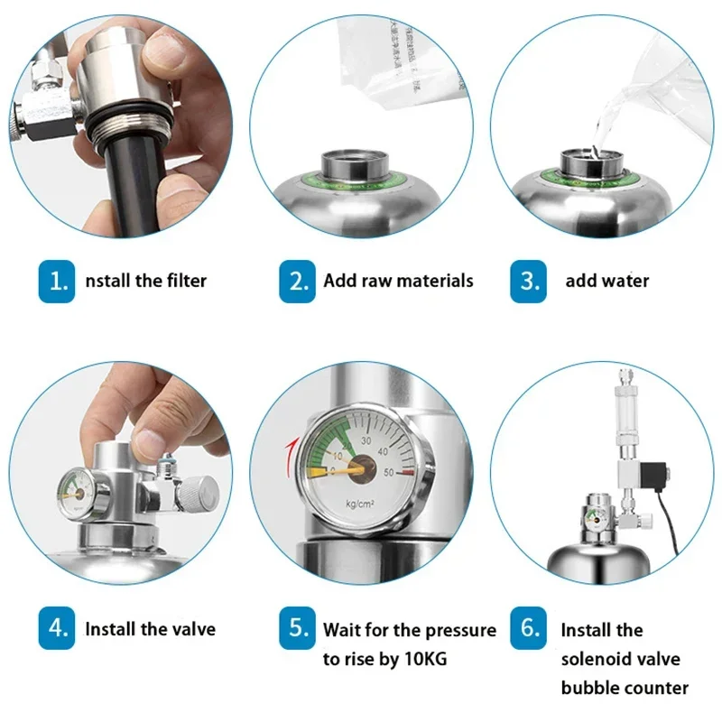 Aquarium CO2 Generator system  - Planted Aquarium Kit บทวิจารณ์และราคา