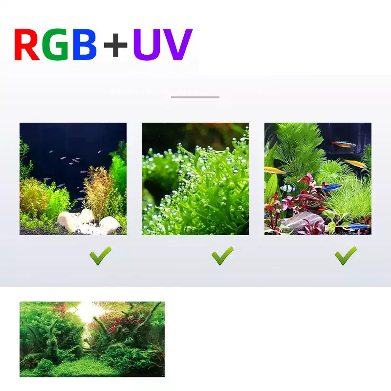 สัปดาห์ Aqua L Series WRGB UV  - Aquarium Plant Light Spectrum บทวิจารณ์และราคา