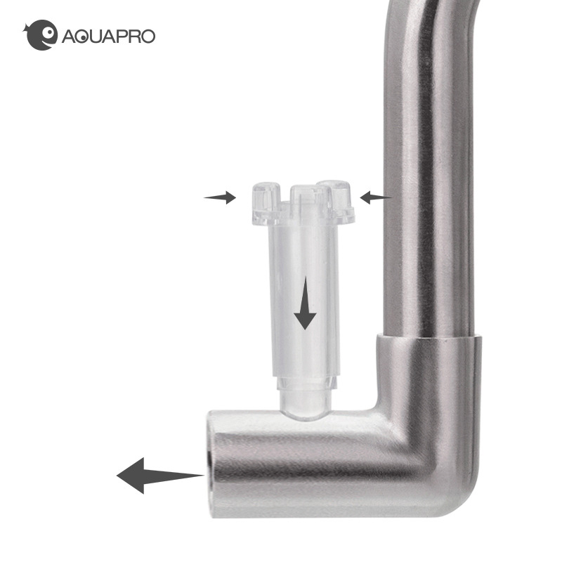 AQUAPRO มินิสแตนเลสไหลเข้า Out - Planted Aquarium Equipment บทวิจารณ์และราคา