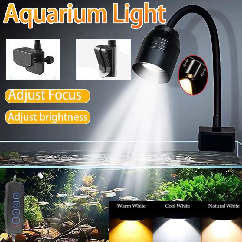 ไฟ LED สำหรับตู้ปลาแบบหนีบ กัน - Planted Aquarium Equipment บทวิจารณ์และราคา