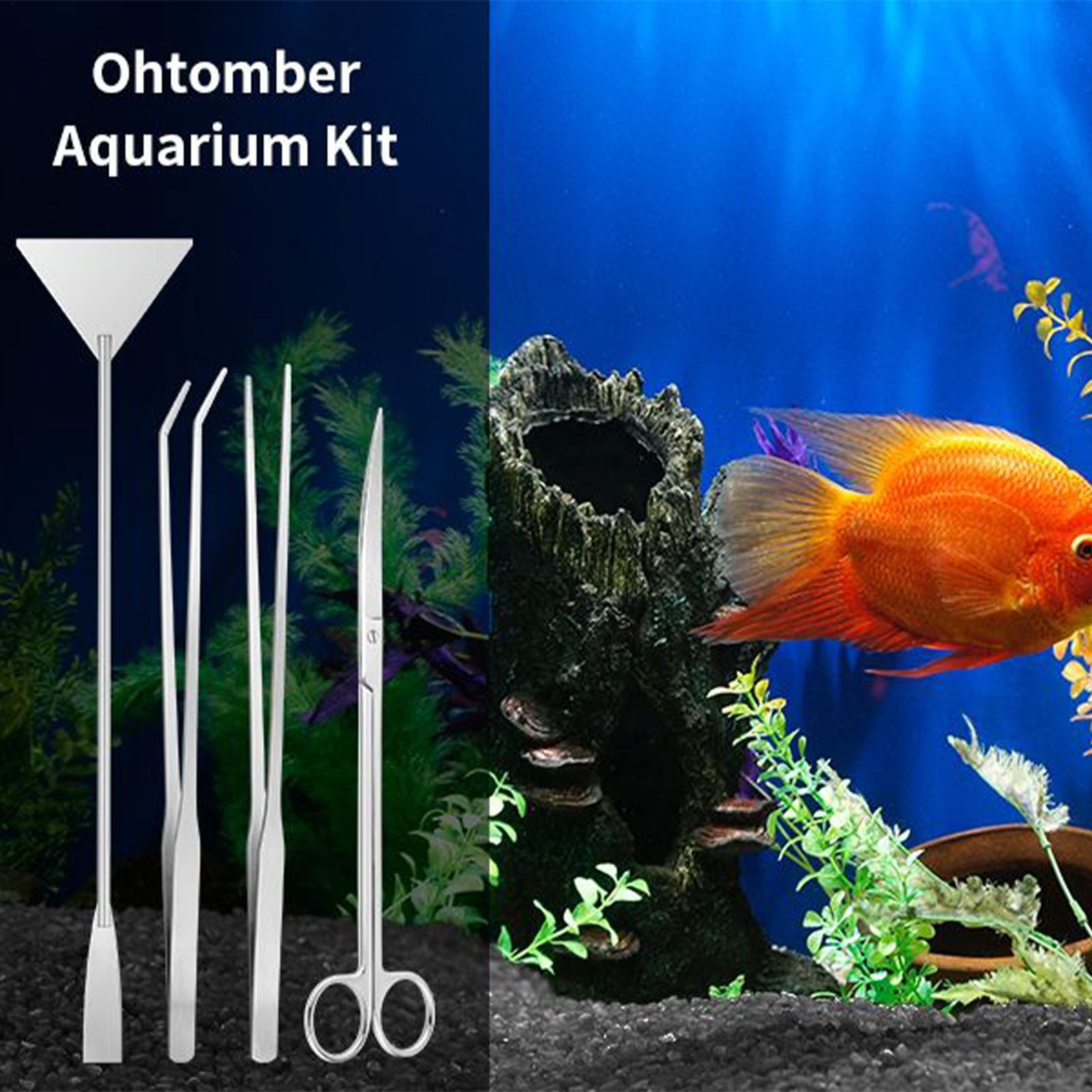 ชุดเครื่องมือตู้ปลา 4 ชิ้นชุดท - Planted Aquarium Tool Kit บทวิจารณ์และราคา