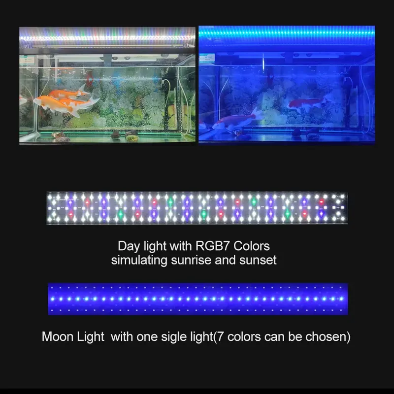 ไฟ LED RGB สำหรับตู้ปลา ขนาด 1 - Planted Aquarium Hours บทวิจารณ์และราคา