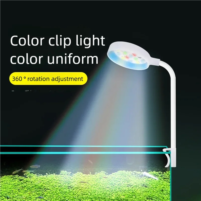 ไฟ LED แบบหนีบสำหรับตู้ปลา 3W  - Aquarium Plant Light Spectrum บทวิจารณ์และราคา