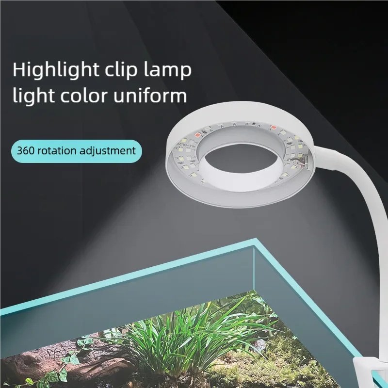 ไฟ LED แบบหนีบสำหรับตู้ปลา 3W  - Aquarium Plant Light Spectrum บทวิจารณ์และราคา