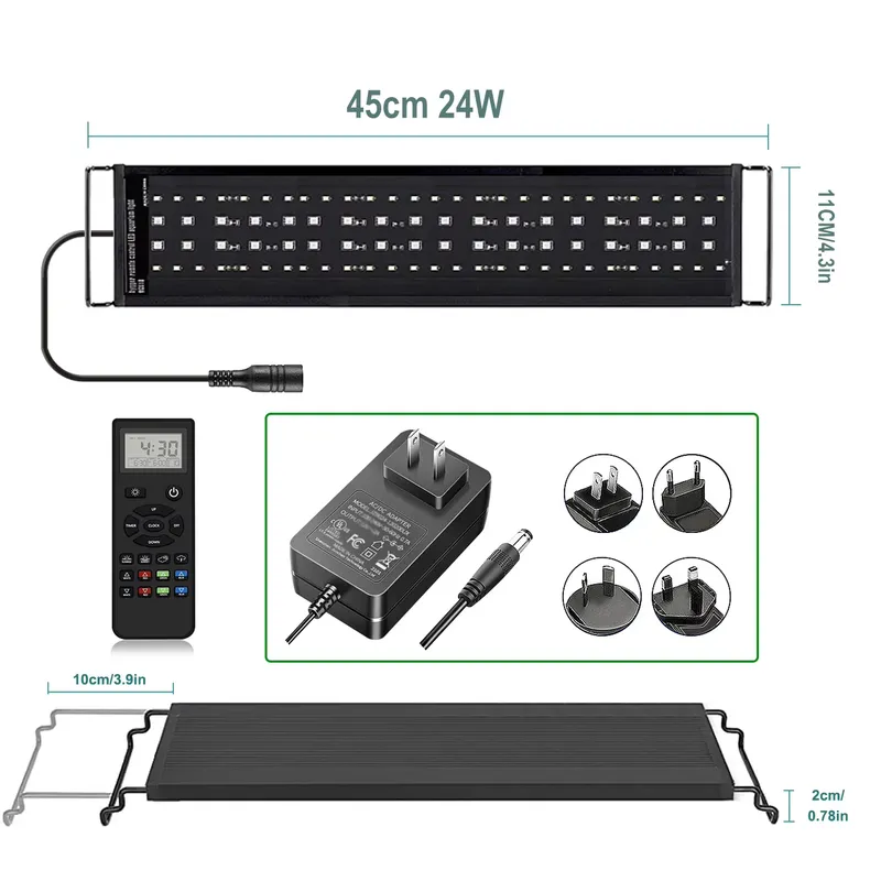 ไฟ LED สำหรับตู้ปลา SIROKA ขนา - Planted Aquarium Hours บทวิจารณ์และราคา