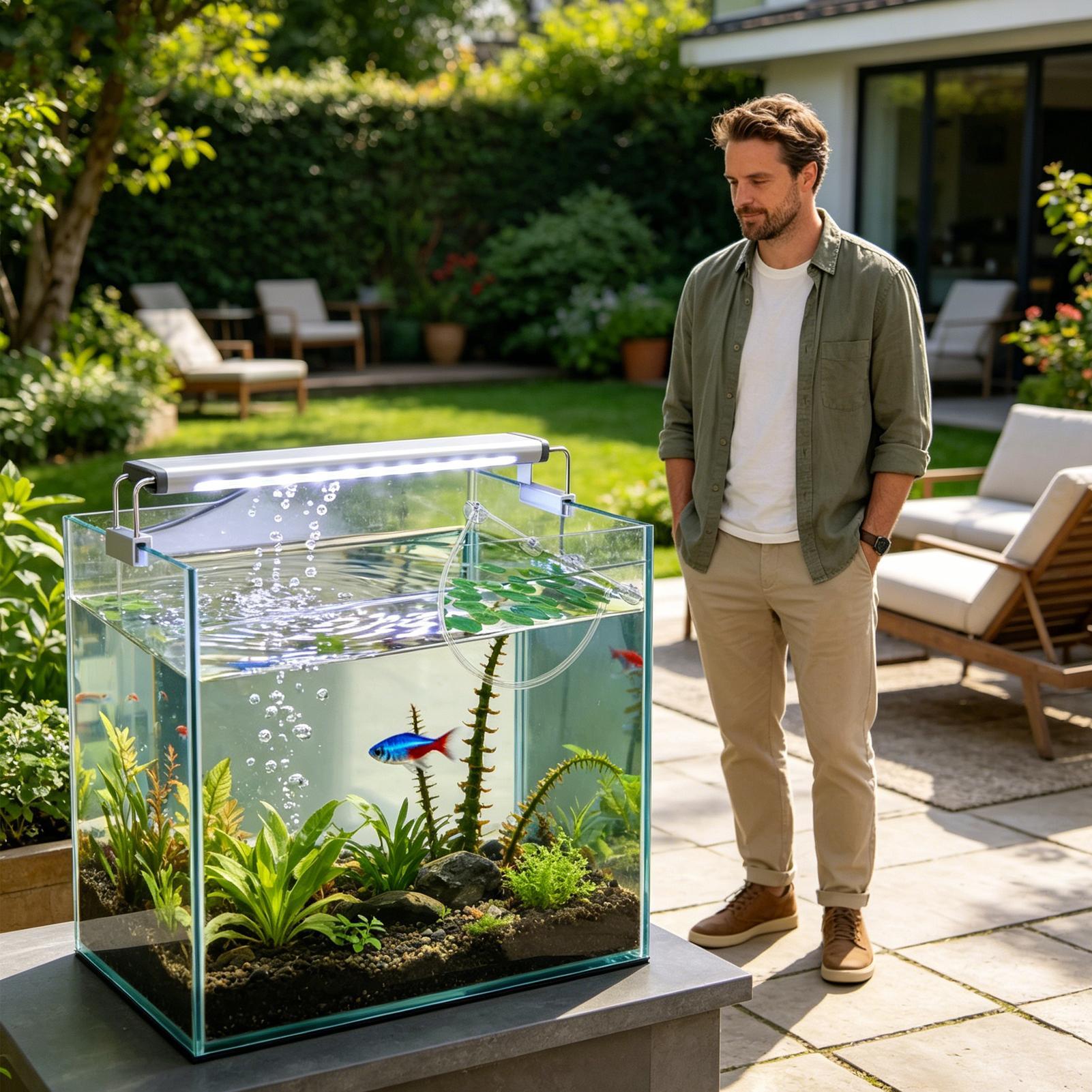 ชุดอุปกรณ์กั้นพืชน้ำลอยน้ำแบบป - Planted Aquarium Tank Kit บทวิจารณ์และราคา