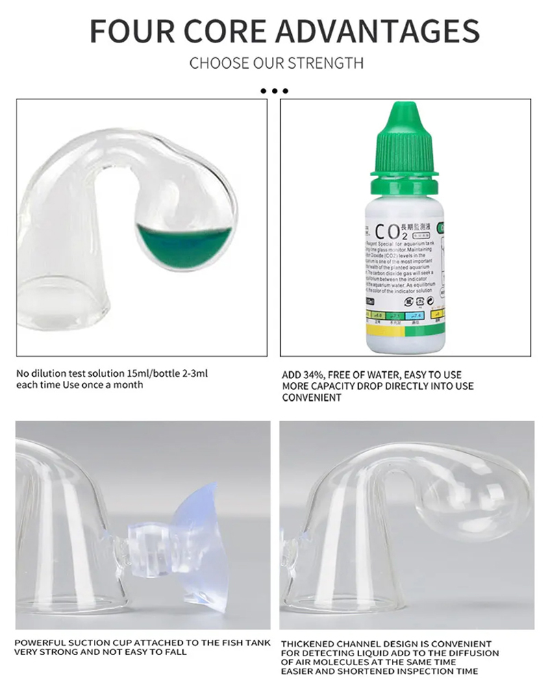 น้ำยาตรวจสอบ CO2 สำหรับตู้ปลา  - Planted Aquarium Ada บทวิจารณ์และราคา